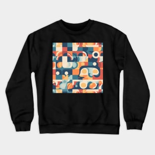 Mental landscape - Abstract Mindset Seamless Pattern Crewneck Sweatshirt